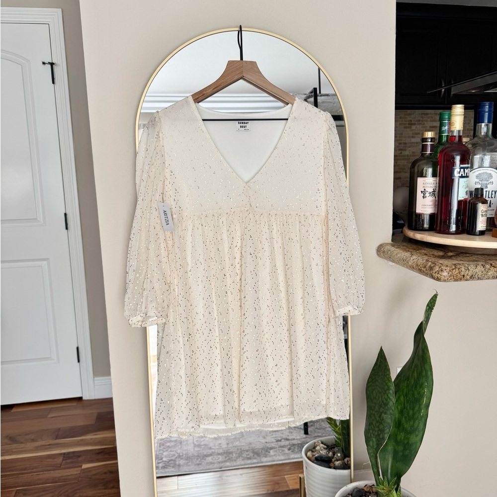 Sunday Best (Aritzia) Jinx Dress – Espace/Gold – Size XS